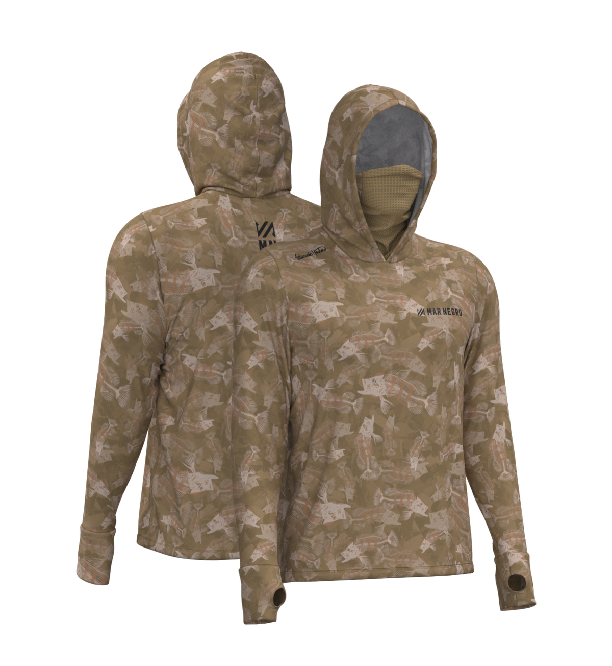 Camiseta X-Protection 360  Poliamida Estampada - Mar Negro