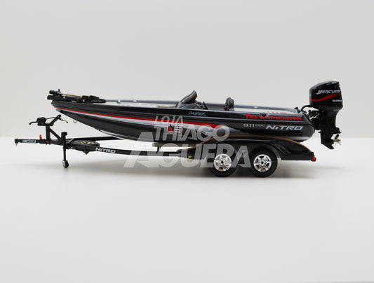 Miniatura Bass Boat Nitro Castaway