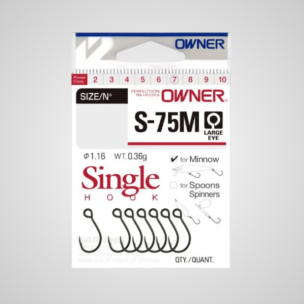Anzol Owner Single Hook S-75M