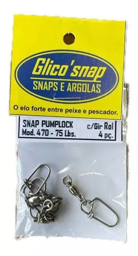 Snap Pumplock Com Girador Glico´snaps