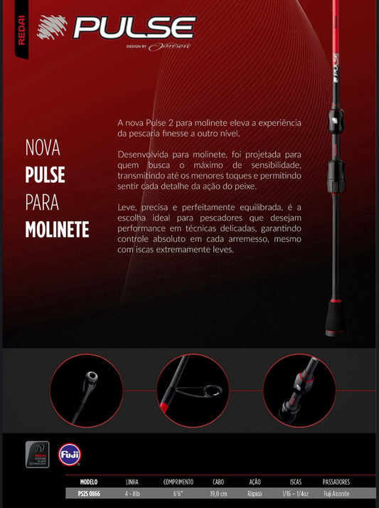 Vara Pulse P/ Molinete - Redai 2025