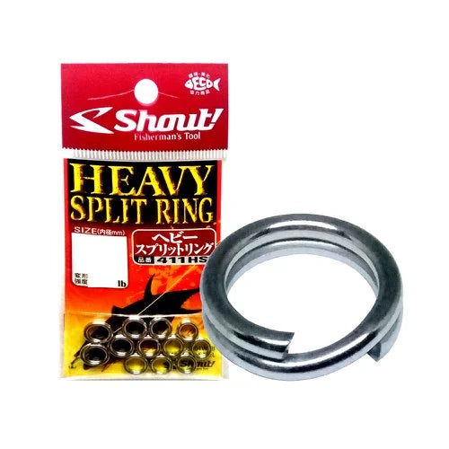 Split Shout Heavy Split Ring