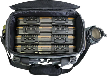 Bolsa Mar Negro Anglers Com 4 Estojos
