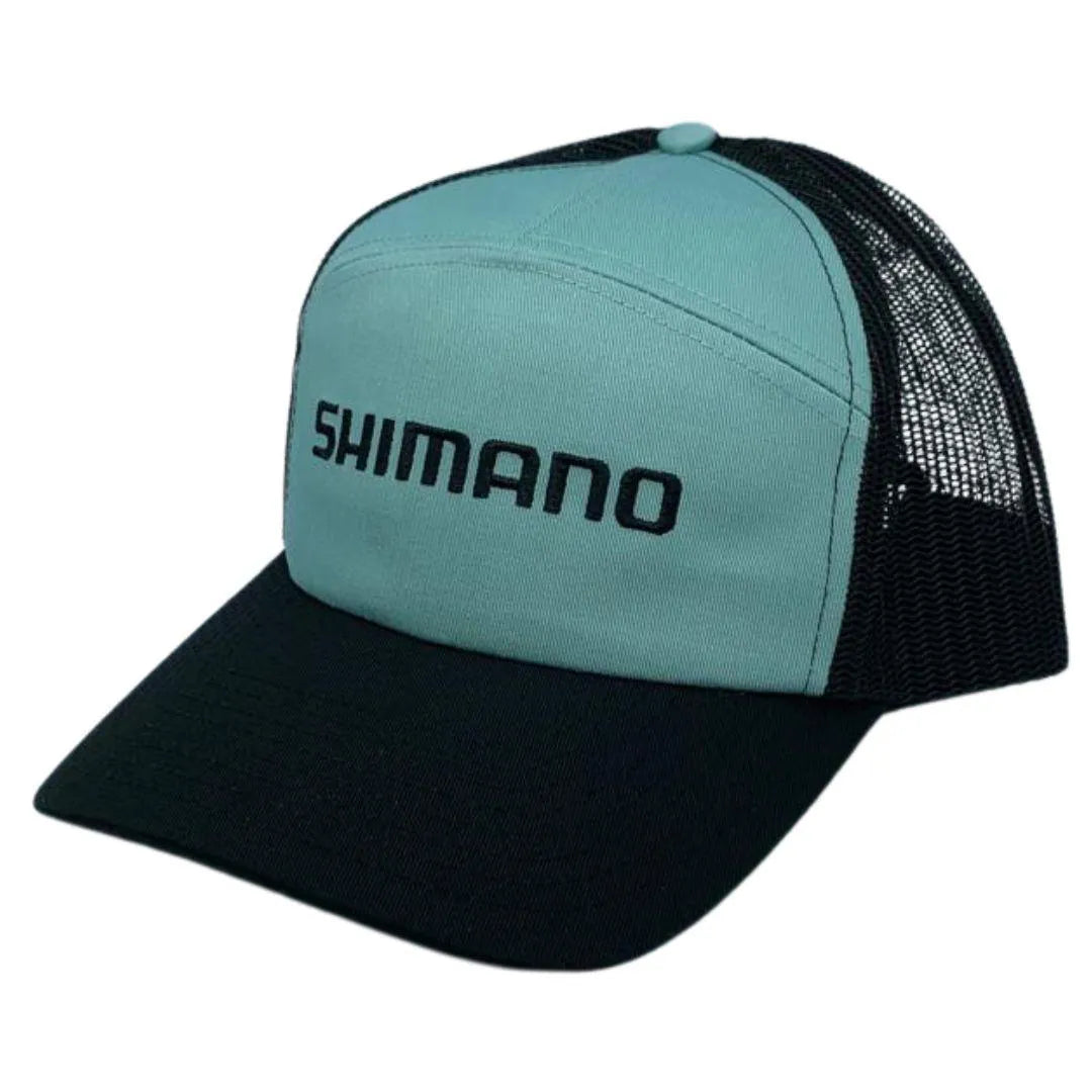 Boné Shimano Azul Telinha Preta Logo Preto