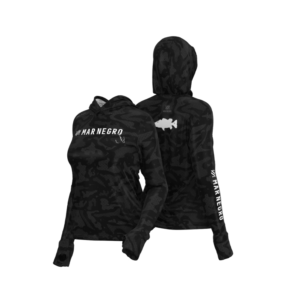 Camiseta X Protection Feminina Lo Mourão Sublimada  Mar Negro