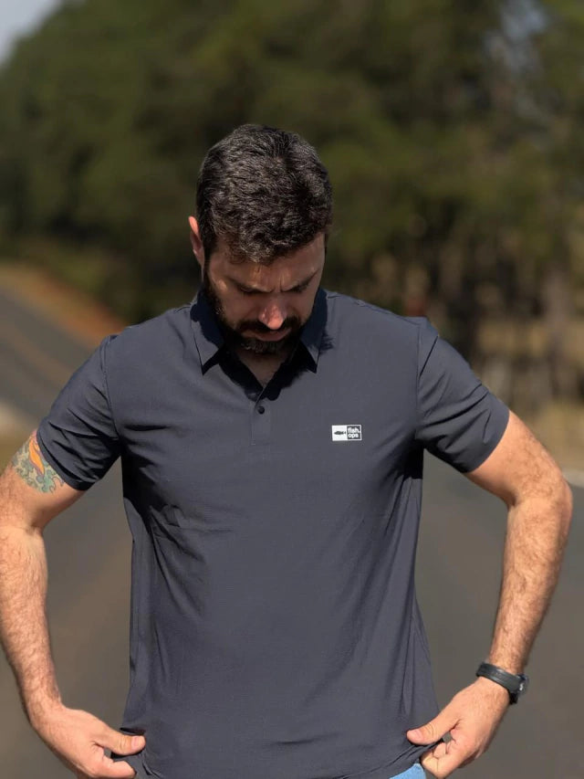 Camiseta Polo Cold Tech - Fish Ops