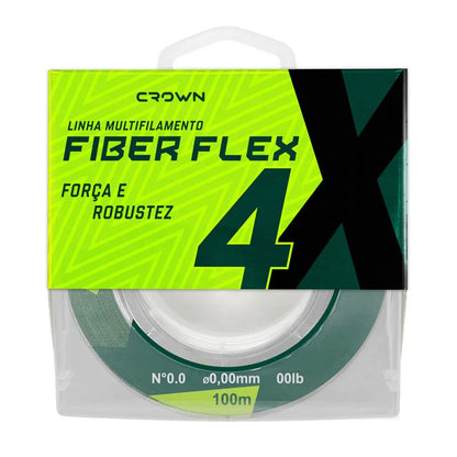 Linha Multifilamento Fiber Flex 4 - Crown