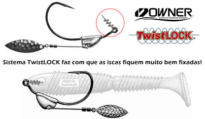 Anzol Owner Flashy Swimmer TwistLOCK